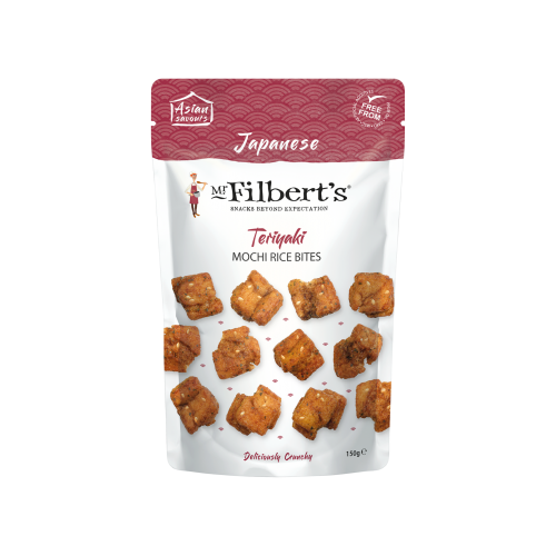Mr Filbert's Mochi Rice Bites - Teriyaki (12x40g)
