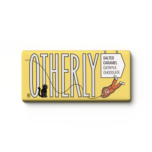 OTHERLY Oat Milk  Chocolate Bar -  Salted Caramel (24x25g)