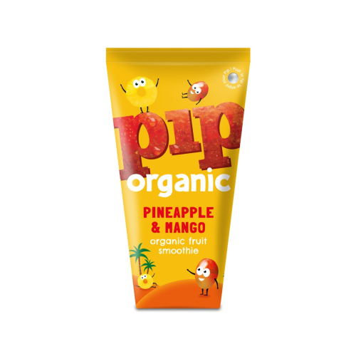 Pip Organic Multipack Fruit Smoothie - Pineapple & Mango 6x(4x180ml)