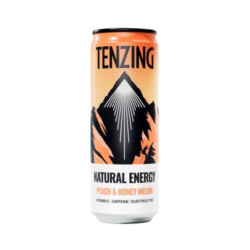 Tenzing Natural Energy Drink - Peach & Honey Melon (12x330ml)