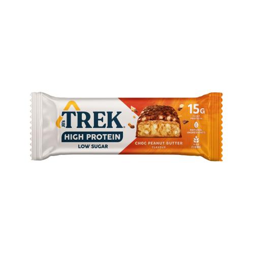 Trek High Protein Bar - Choc Peanut Butter (12x55g)