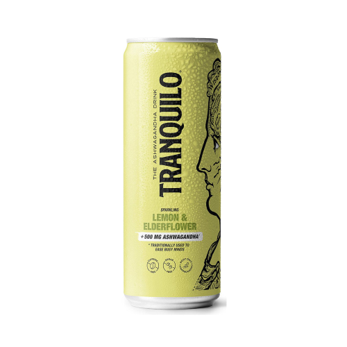 Tranqulio Ashwaganda Drink - Lemon & Elderflower (12x330ml)