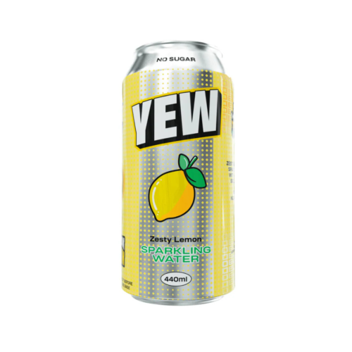 YEW Sparkling Water - Zesty Lemon (12x440ml)