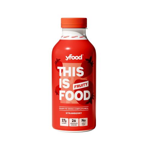 yfood Ready-to-drink Complete Meal - Fruity Strawberry (6x500ml)
