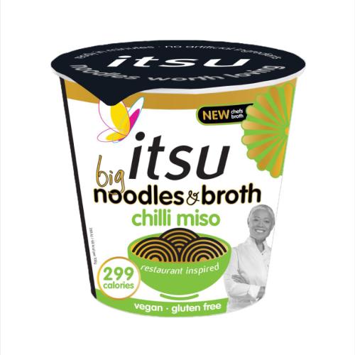 Itsu Big Bowl Noodles - Chilli Miso (4x98g)