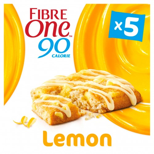 Fibre One 90 Calorie Lemon Drizzle Bars 5x24g
