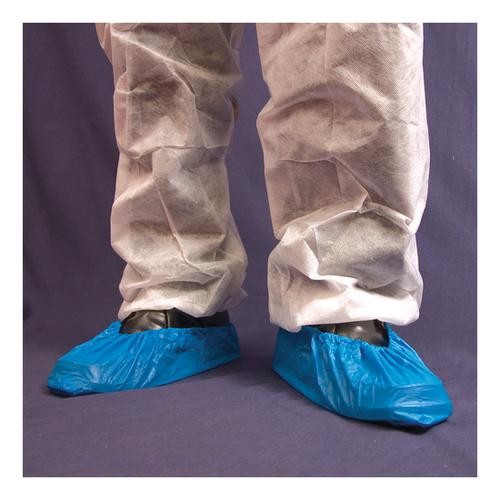 Disposable Overshoe Waterproof Elasticated 14 inch Blue (Pack of 2000)