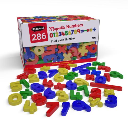 Show-me Magnetic Numbers & Maths Symbols (Pack of 286)