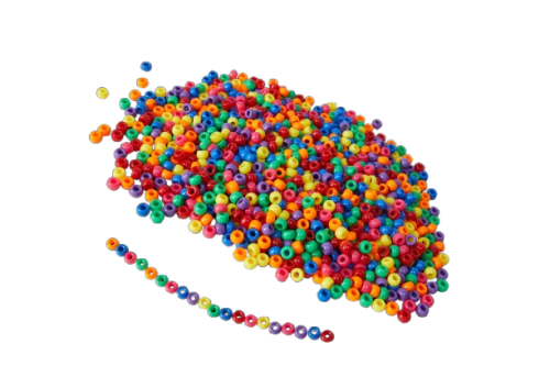Pony Beads 9mm Assorted Colours (1000 Piece)