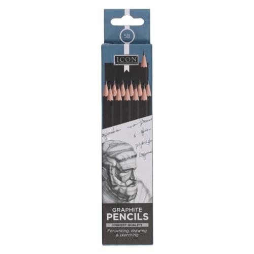 Icon Graphite Pencils 5B (Pack of 12)