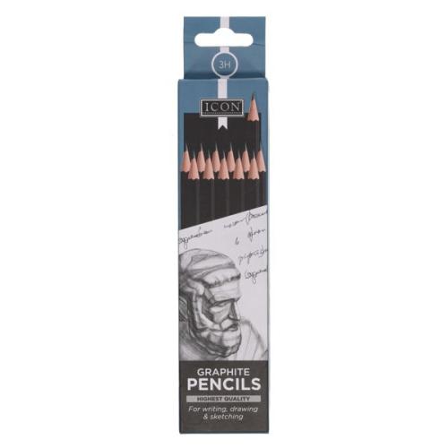 Icon Graphite Pencils 3H (Pack of 12)