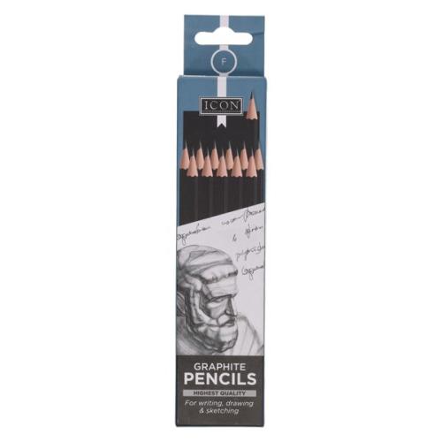 Icon Graphite Pencils F (Pack of 12)