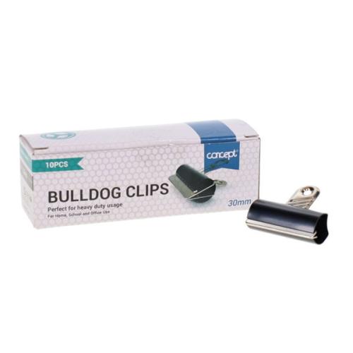 Bulldog Clips - 30mm (Pack of 10)