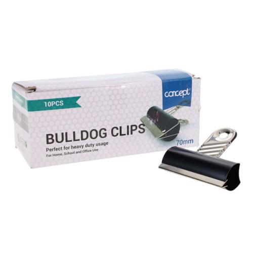Bulldog Clips - 70mm (Pack of 10)