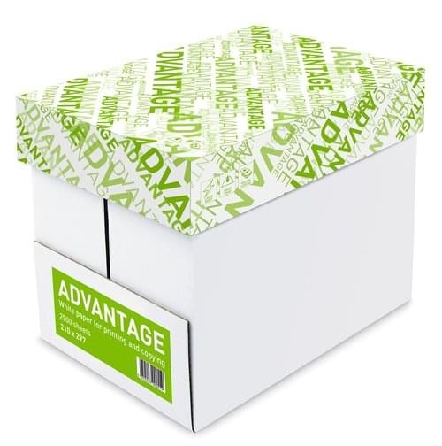 Advantage A4 Bright White Copier Printer Paper (Box of 5 reams) (2500