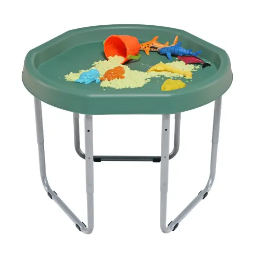 Early Years Jungle Green Play Tuff Tray Hexacle with Stand - Tray 73 x 71cm adjustable stand from 45–65 cm - Per Set