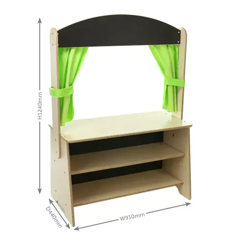 Millhouse Wooden Outdoor Shop/Theatre - 910 x 440 x 1200mm - PT330 - Each