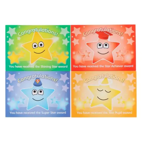 Rewards Postcards - Assorted - Pack of 32 (8 x 4 Designs)