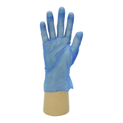 Polyco Large Blue Powdered Disposable Gloves - Pack of 100
