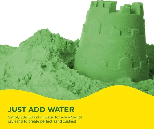 Green Coloured Play Sand - 15kg - Each