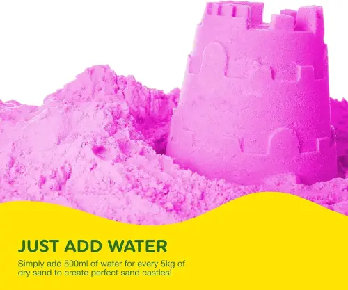 Pink Coloured Play Sand - 15kg - Each
