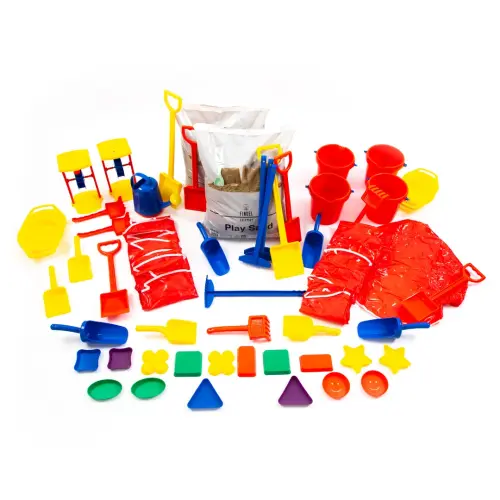 Sand and Water Mega Early Years Play Pack - Assorted - Pack of 64