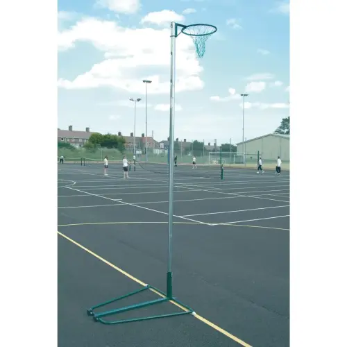 Harrod Sport Wheel Away Netball Post - 16mm - Green - Per Pair