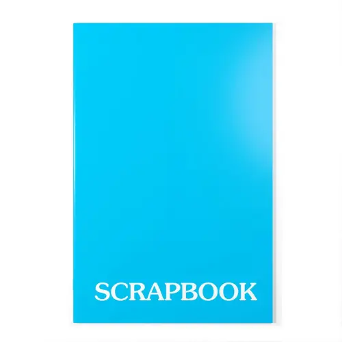 377 x 251mm Blue Cover with Grey and Blue Sugar Paper Page Scrapbook - 40 Page - Pack of 12