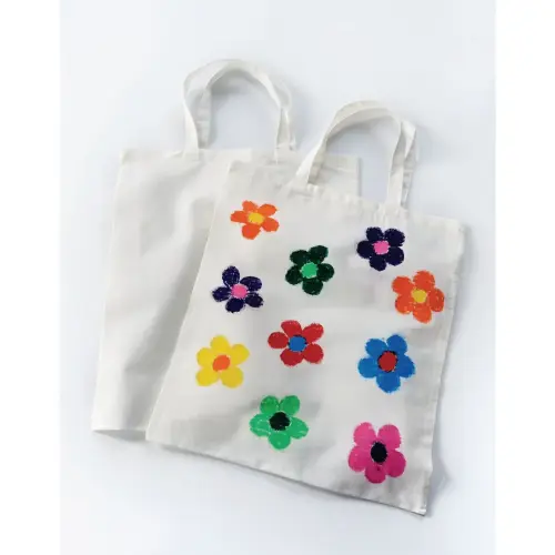 White Cotton Poplin Bag - 370 x 420mm - Each
