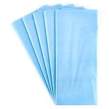 Coloured Tissue Paper Sheets - Light Blue - 507 x 761mm - 18gsm - Pack of 10