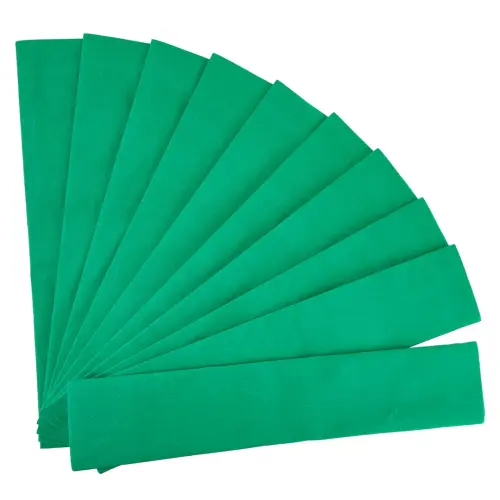 Colour Fast Crêpe Paper - Dark Green - 500mm x 3m - Pack of 10
