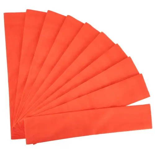 Colour Fast Crepe Paper Folds - Red - 500mm x 3m - Pack of 10