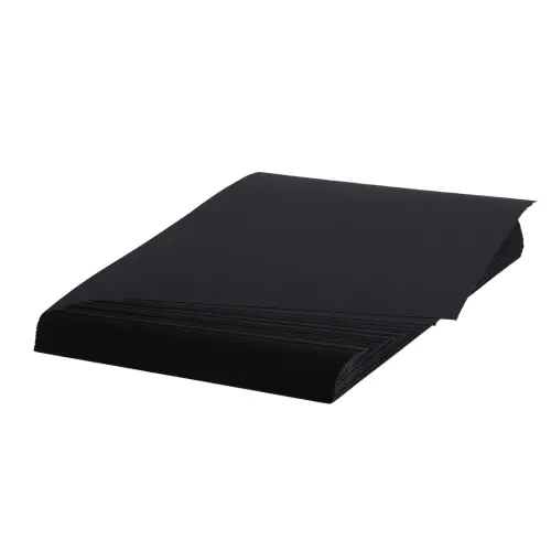 A4/297 x 210mm Recycled Black Card - 370 micron - Pack of 100