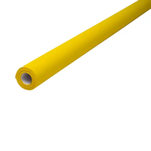 Colourlast Fadeless Buttercup Yellow Poster Paper Super Wide Display Roll - 1218mm x 15m - Pack of 4