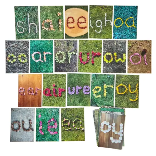 Phonics in Nature Cards - Assorted - Pack of 74