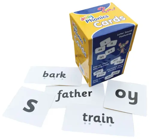 Jolly Phonics Letter/Sound Flash Cards - Per Set