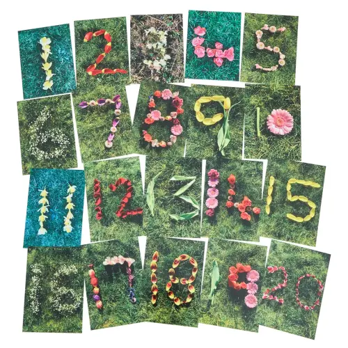 Natural Spring/Summer Number Cards - 148 x 210mm - Pack of 20