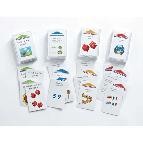 Smart Kids Memory Skills Smart Chute Cards - Assorted - Pack of 4