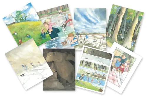 Yellow Door Bear Hunt Story Talk Cards - Pack of 8