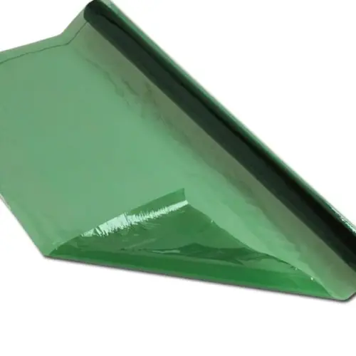 Green Cellophane Transparent Film Roll - 50cm x 4.5m - Each