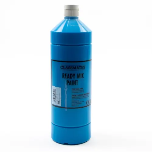 Blue Ready Mixed Liquid Poster Paint - 1 Litre - Each
