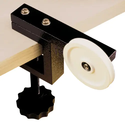 Bench Mounting Pulley - Overall length of frame (pulley bar): 110mm - Each