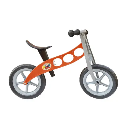 Educational Advantage Fibreglass Reinforced Nylon Cruiser Lightweight Balance Bike - Orange - Length: 83cm - 3-6 Years - Each