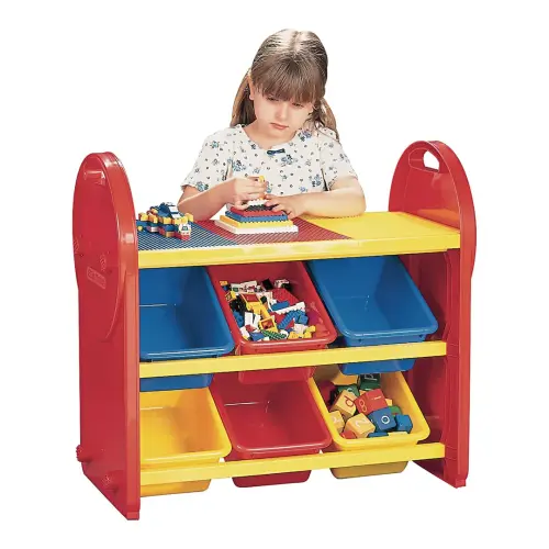 Storage Bin/Tray Organiser - 6 Bins/Tubs - 70 x 35 x 63cm - Each