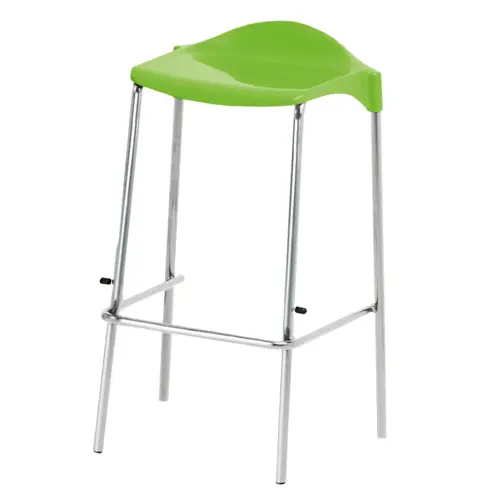 WSM Lime Four Legged Stool - Seat height: 610mm - Each