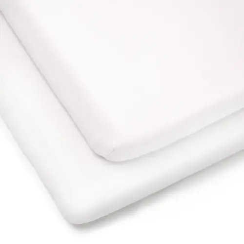 White Fitted Cot Sheets - 1200 x 600mm - Pack of 10