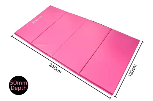 Sure Shot Foldable Mat - Pink - 2.4m x 1.2m x 50mm - Each