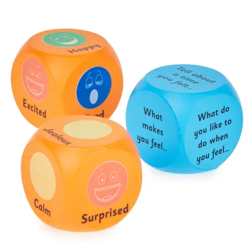 LDA Emotion Cubes - Assorted - Pack of 3
