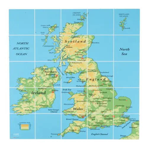 EaRL UK Map Mat - 76 x 76cm - Each