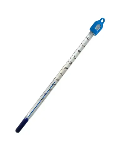 Blue Spirit Filled Total Immersion Thermometer - -10-+110 x 155mm - Pack of 10